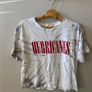 North Carolina Hurricanes cropped tie-dyed team shirt
Women’s  size L